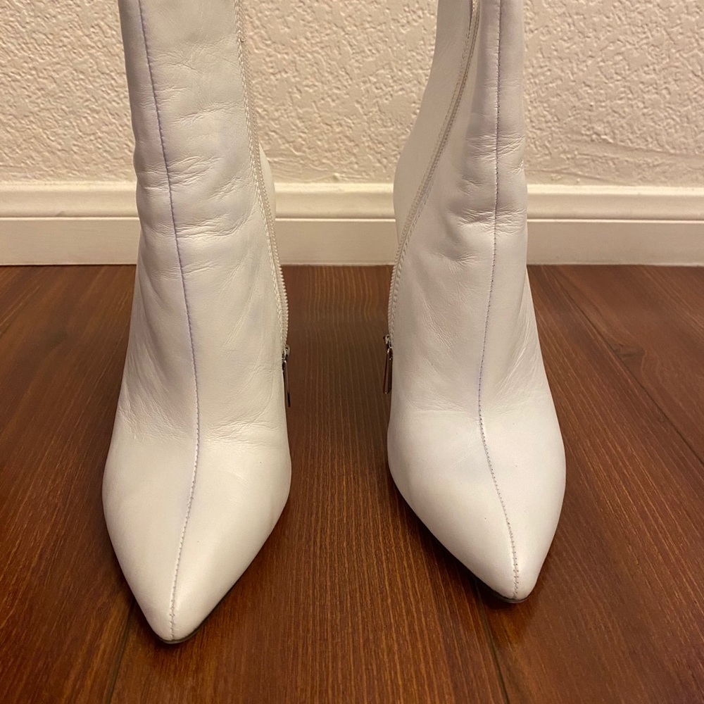 Jessica Simpson white booties